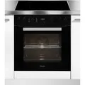 MIELE Induktions Herd-Set "H 2455 I ACTIVE mit KM 7061 FR", A+ (A+++-D), schwarz (obsidianschwarz), Herdsets, PerfectClean Ausstattung, EasyControl Bedienung