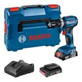 Bosch Akku-Schlagbohrschraube GSB 18V-45, 2 Akku 2,0Ah, GAL 18V-20 in L-Boxx