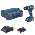Bosch Akku-Schlagbohrer GSB 18V-45 2x 2,0Ah + Ladegerät in L-BOXX 136