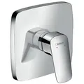 Unterputz-Brausemischer Hansgrohe Logis, Rosette 155 x 155 mm, chrom - 71605000