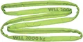 KERBL Rundschlinge Länge 1,5 m, Zugkraft direkt 2,0 t, grün, doppelt ummantelt, 37723 000000000001054881