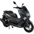Motorroller GT UNION "MaxT 125", grau (grau metallic matt, schwarz), Motorroller & Mofas, ohne Topcase, 99 km/h, Wassergekühlter Motor, B:78cm H:113cm L:195cm