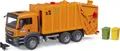 Bruder 03760 MAN TGS Müll-LKW - Kippbarer Müllbehälter zum Öffnen, ab 4 Jahren