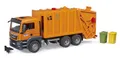 BRUDER - MAN TGS 6x4 Müllwagen mit 2 Mülltonnen - 1/16 - BRU3760