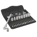 Wera 8100 SA 8 Zyklop Metall-Knarrensatz 1/4"-Antrieb, metrisch, 28‑teilig
