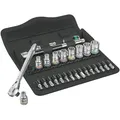 WERA Steckschlüsselsatz 8100 SA 8 Zyklop 28-teilig 1/4 ′′ ( 4000821659 )