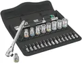 8100 SA 8 Zyklop Metal-Knarrensatz, Umschalthebel, 1/4"-Antrieb, metrisch, 28-te