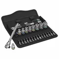 Wera Steckschlüssel-Garnitur 1/4" 28 teilig ZYKLOP switch