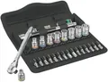 Wera 8100 Sa 8 Zyklop Metal Ratsche Set W/Schalter Hebel, 1/4 " Metrisch 004018