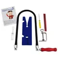 Pebaro Günstiges Laubsäge-Set 12-Teilig, Laubsäge Sortiment, Starter-Komplettset