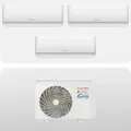 Hantech Multisplit Klimaanlage 3 x 12.000 BTU (3,4kW) - WiFi - HPro