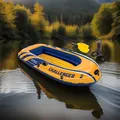 Intex Challenger 2 Schlauchboot Blau/Gelb 236 x 114 x 41 cm, 1 Stueck