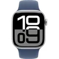 Watch Series 10, Smartwatch silber, Aluminium, 42 mm, Sportarmband Denim S/M
