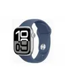 Apple Watch Series 10 GPS 42mm Silver Aluminium Case with Denim Sport Band (MWWA3QF/A)