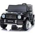 Beneo Motors Elektrisches Kinderauto Mercedes G Neu, Schwarz, Original lizenziert, Batteriebetrieben, Öffnende Türen, Einzelsitz, 2x Motor, Lithi... - Schwarz