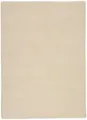Wollteppich THEKO "Hadj Uni" Gr. 40, beige (natur), B:60cm H:25mm L:120cm