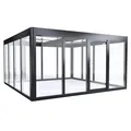 SunElements Gartenhaus SunGarden Infinity 4.4 Anthrazit-Metallic 19,6 m²