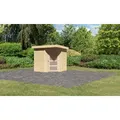 Karibu Gartenhaus Schwandorf 3, BxT: 213x217 cm, aus hochwertiger nordischer Fichte beige
