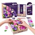 Okto Art Kit Inspiration | Sukkulenten Kunstset 3D für Home Wall Decor | Bastelsets für Erwachsene UK und Jugendliche | Bastelbox mit Modelliermasse für Sukkulenten | Hobby-Kits Sukkulenten DIY Kunst