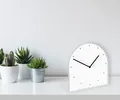 queence Tischuhr Helene Tisch, Uhr, modern, geräuschlos