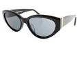 Superdry 5013 Sonnenbrille Glanz Schwarz Gold Mit Dunkelgrau Linsen Cat-Eye 104