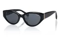 Superdry Damen Sonnenbrille SDS 5013 104 Black Gold / Solid Smoke