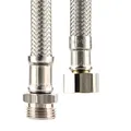 tecuro Sanitär Verbindungsschlauch 3/8 ÜWM x 3/8 AG x 200 mm, KTW-A- DVGW geprüft, temperaturbeständig von -5°C bis 70°C