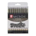 SAKURA Pigma Micron Set 10 Schwarz