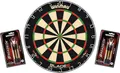 Winmau Dartboard Original Blade 6 + 2 Steeldart Sets Broadside Brass | Dartscheibe Dart Scheibe Darts
