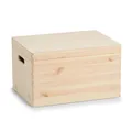Zeller Allzweckkiste m. Deckel Nadelholz Kiefer 40 x 30 x 23 cm