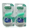 2x GUM Soft-Picks Pro medium - 2x 60 Stück Zahnzwischenraum renigen Zahnstocher