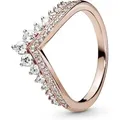 Pandora Fingerring Pandora Prinzessin-Wishbone Ring 187736CZ Damenring 50