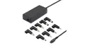 Qoltec Uniwersalny zasilacz do laptopa 65W Automatyczny MultiPlug 9 wtyczek +kab