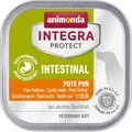 animonda INTEGRA PROTECT Intestinal Pute Pur (11 x 150 g), Hunde Diätfutter bei Durchfall & Erbrechen, Hundefutter mit Pute und Reis, leicht verdauliches Nassfutter für Hunde