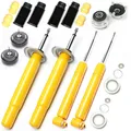 4X SPORT STOßDÄMPFER GASDRUCK VORNE+HINTEN+DOMLAGER+STAUBKAPPEN für BMW E39