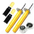 2X SPORT-STOßDÄMPFER GASDRUCK VORNE + DOMLAGER + STAUBKAPPEN - FÜR BMW 5ER E39