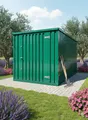 3m Gartenhütte Geräteschuppen Gartenhaus Werkzeuglager Blechcontainer Container