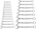 Wera 05020232001 6003 Joker 22 Set 1 Ring-Maulschlüssel-Satz 22teilig Schlüsselweite (Metrisch) 8