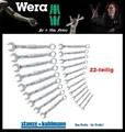 Wera Ringmaulschlüsselsatz 6003 Joker 22-teilig Schlüsselweite 5,5-32 mm gerade