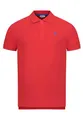 U.S. POLO ASSN. Herren Poloshirt (S-3XL) Basic Kurzarm Pique Polohemd P001 - Rot-Royal Größe XXL - Gr. 2XL
