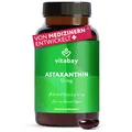 Vitabay Astaxanthin 12 mg hochdosiert – 90 vegane Softgel-Kapseln – laborgeprüft & ohne Zusatzstoffe – Premium-Rohstoff natürlich gewonnen aus Haematococcus pluvialis Algenextrakt - 6 Monate Vorrat