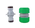 Veto Anschlussstück Schlauchkupplung 1/2" Kunststoff 2 teilig Set Schlauchverbinder, 2 teilig