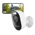 Lumus Pro 4K Wi-Fi 6 Überwachungskamera Aussen mit 24/5GHz Dual-Band Wi-Fi Fa...