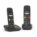 Analoges/DECT-Telefon E290A Duo (Schwarz)
