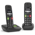 GIGASET E290A Duo - analoges Telefon - 2 Mobilteile - Anrufbeantworter - schwarz
