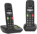Gigaset E290A Duo schwarz Großtastentelefon,Anrufbeantworter,Verstärker B-Ware