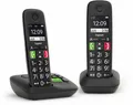 Gigaset E290A Duo DECT Schnurlostelefon - Schwarz