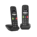 Gigaset E 290A Duo Schnurloses-Telefon große Tasten großes Display AB