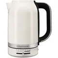 KitchenAid 5KEK1701EPL, 1,7 l, 2400 W, Schwarz, Edelstahl, Weiß, Metall, Kunststoff, Edelstahl, Regelbare Temperatur, Wasserstandsanzeige - Schwarz/Weiß