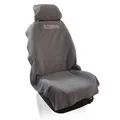 fixcape Baumwolle Schonbezug Autositz vorne universal grau, Auto-Sitzbezug Vordersitze Frottee, Autositzschoner Cotton, Auflage Schutz Fahrersitz